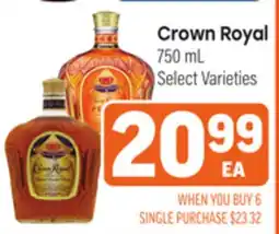 Tony’s Fresh Market Crown Royal offer