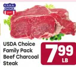 Tony’s Fresh Market USDA Choice Family Pack Beef Charcoal Steak offer