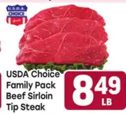 Tony’s Fresh Market USDA Choice Family Pack Beef Sirloin Tip Steak offer