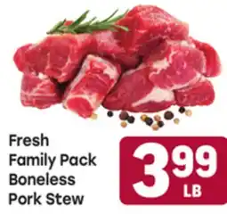 Tony’s Fresh Market Fresh Family Pack Boneless Pork Stew offer