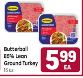 Tony’s Fresh Market Butterball 85% Lean Ground Turkey offer