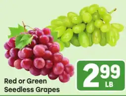 Tony’s Fresh Market Red or Green Seedless Grapes offer