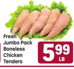Tony’s Fresh Market Fresh Jumbo Pack Boneless Chicken Tenders offer