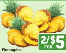 Tony’s Fresh Market Pineapples offer