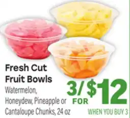 Tony’s Fresh Market Fresh Cut Fruit Bowls offer