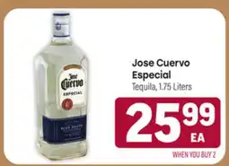 Tony’s Fresh Market Jose Cuervo Especial Tequila offer