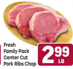 Tony’s Fresh Market Fresh Family Pack Center Cut Pork Ribs Chop offer