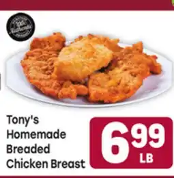 Tony’s Fresh Market Tony's Homemade Breaded Chicken Breast offer
