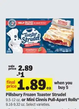 Meijer Pillsbury Frozen Toaster Strudel offer