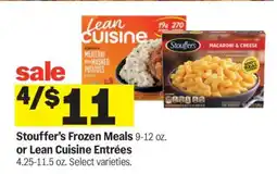 Meijer Stouffer’s Frozen Meals or Lean Cuisine Entrées offer