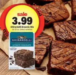 Meijer Ghirardelli Brownie Mix offer