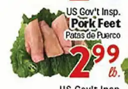 Rio Valley Market US Gov't Insp. Pork Feet offer