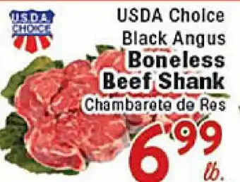 Rio Valley Market USDA Choice Black Angus Boneless Beef Shank offer