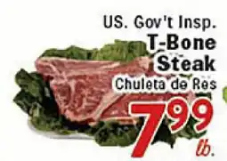 Rio Valley Market US. Gov't Insp. T-Bone Steak offer