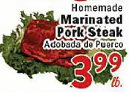 Rio Valley Market Homemade Marinated Pork Steak offer