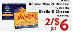 Rio Valley Market Kraft Deluxe Mac & Cheese • Velveeta Shells & Cheese offer