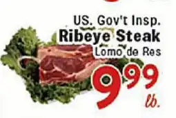 Rio Valley Market US. Gov't Insp. Ribeye Steak offer