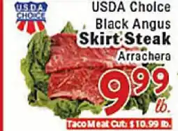 Rio Valley Market USDA Choice Black Angus Skirt Steak offer