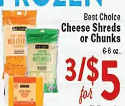 Rio Valley Market Best Choice Cheese Shreds or Chunks offer