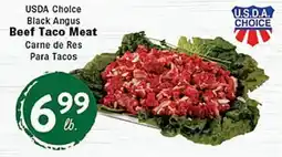 Rio Valley Market USDA Choice Black Angus Beef Taco Meat offer