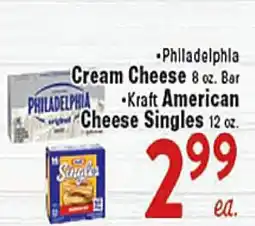 Rio Valley Market •Philadelphia Cream Cheese 8 oz. Bar •Kraft American Cheese Singles 12 oz offer