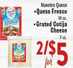 Rio Valley Market Nuestro Queso offer