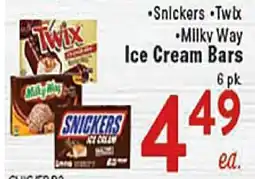 Rio Valley Market •Snickers •Twix •Milky Way Ice Cream Bars offer