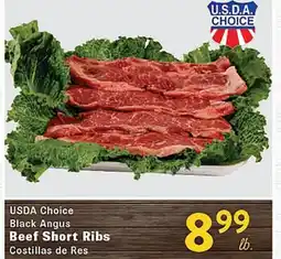 Rio Valley Market USDA Choice Black Angus Beef Short Ribs offer
