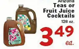 Rio Valley Market Arizona Teas or Fruit Juice Cocktails offer
