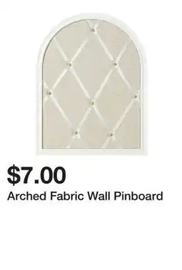 Five Below Arched Fabric Wall Pinboard offer