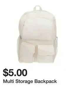 Five Below Multi Storage Backpack offer