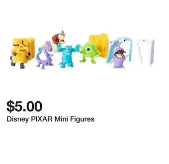 Five Below Disney PIXAR Mini Figures offer