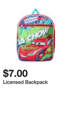 Five Below Licensed Backpack offer
