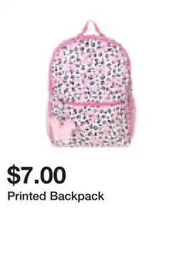 Five Below Printed Backpack offer