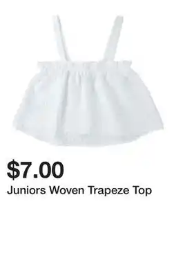 Five Below Juniors Woven Trapeze Top offer