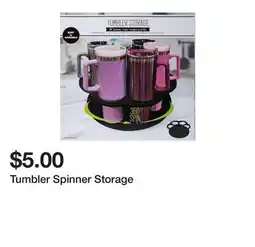Five Below Tumbler Spinner Storage offer