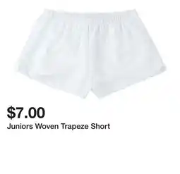 Five Below Juniors Woven Trapeze Short offer