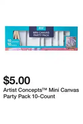 Five Below Artist Concepts Mini Canvas Party Pack 10-Count offer