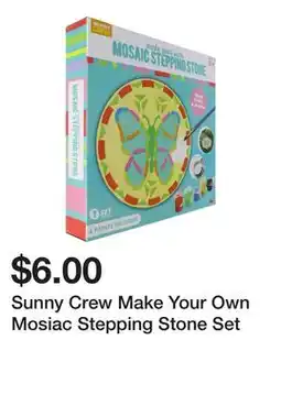Five Below Sunny Crew Make Your Own Mosiac Stepping Stone Set offer