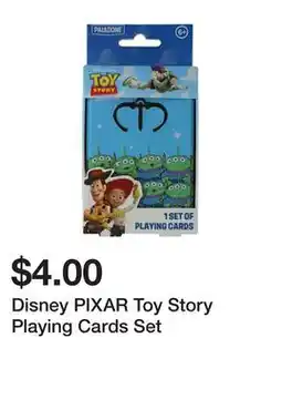 Five Below Disney PIXAR Toy Story Playing Cards Set offer