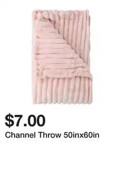 Five Below Channel Throw 50inx60in offer