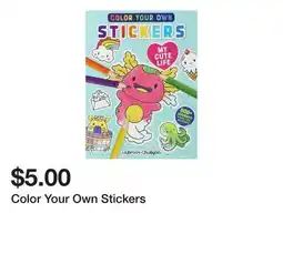 Five Below Color Your Own Stickers offer