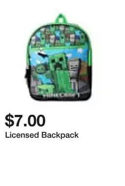 Five Below Licensed Backpack offer