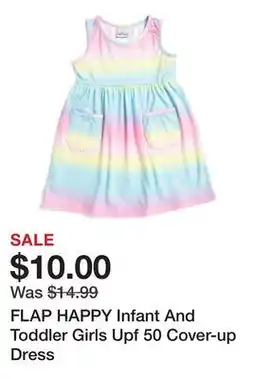 Marshalls FLAP HAPPY Infant And Toddler Girls Upf 50 Cover-up Dress offer