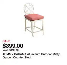 Marshalls TOMMY BAHAMA Aluminum Outdoor Misty Garden Counter Stool offer