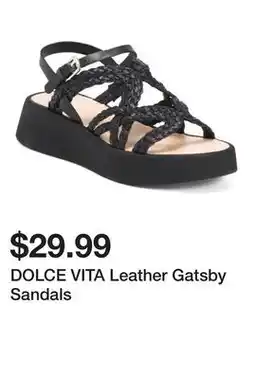 Marshalls DOLCE VITA Leather Gatsby Sandals offer