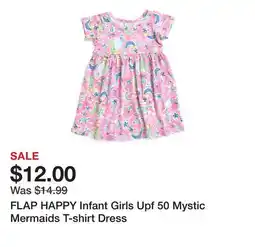 Marshalls FLAP HAPPY Infant Girls Upf 50 Mystic Mermaids T-shirt Dress offer
