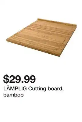 Ikea LÄMPLIG Cutting board, bamboo offer