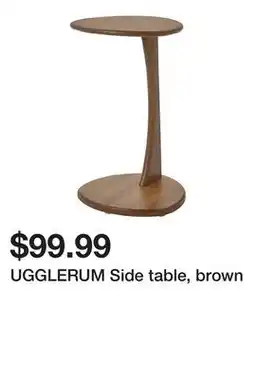 Ikea UGGLERUM Side table, brown offer