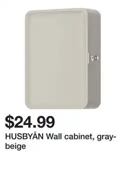 Ikea HUSBYÅN Wall cabinet, gray-beige offer
